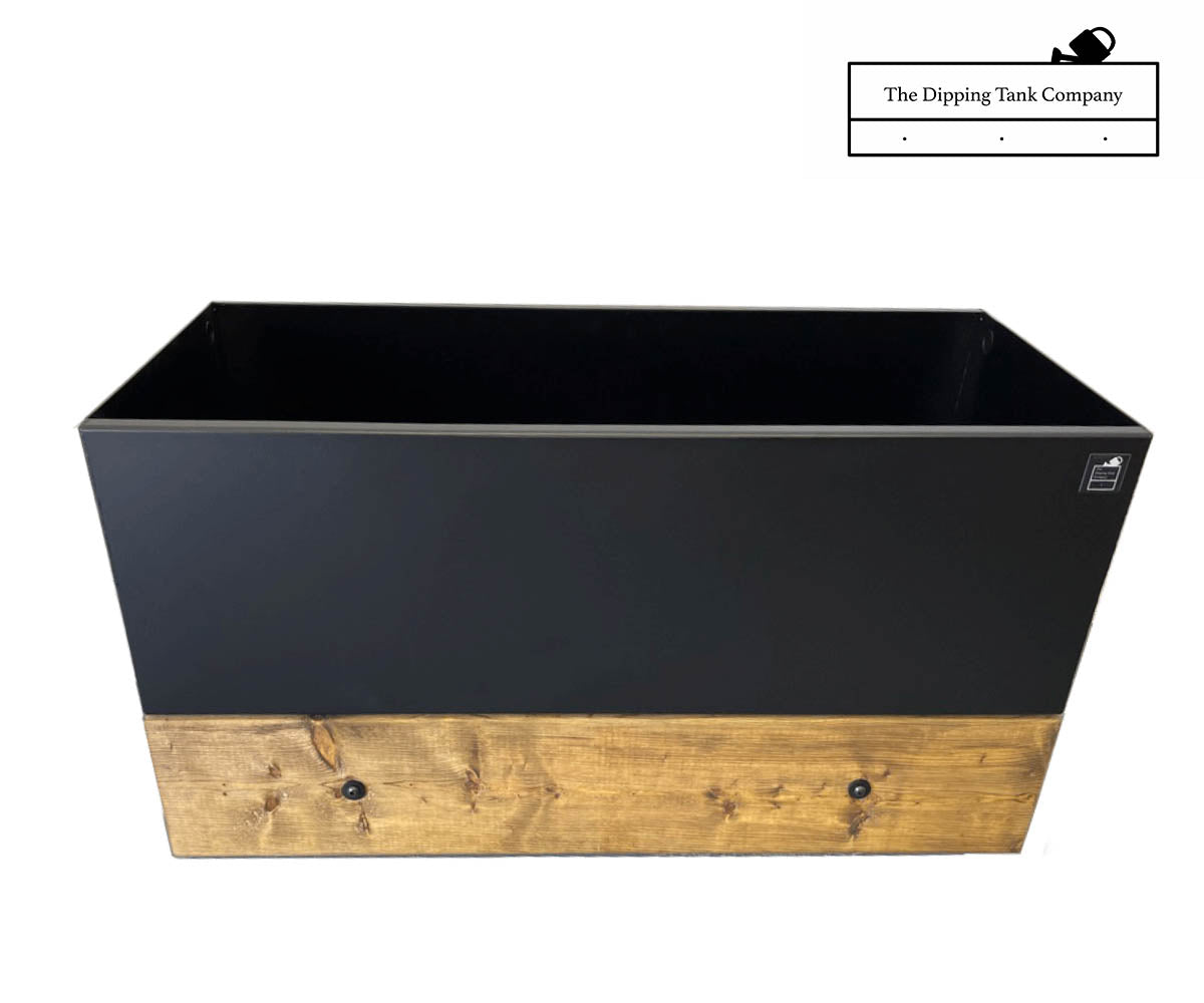 garden dipping tank 1 metre wide - front