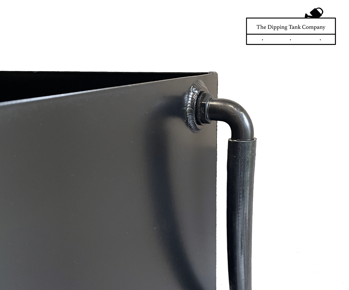 Overflow kit fitted to side of Dipping Tank