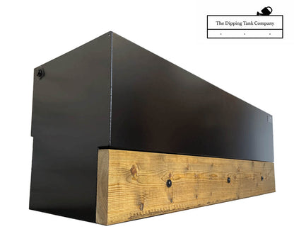 1.5 metre wide garden dipping tank - front left corner low